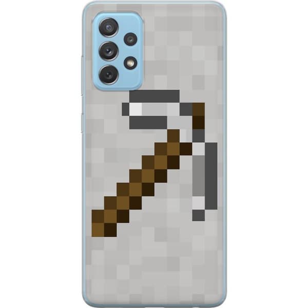 Samsung Galaxy A52 5G Läpinäkyvä kuori Minecraft Työkalut