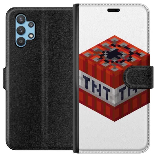 Samsung Galaxy A32 5G Plånboksfodral Minecraft TNT