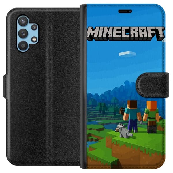 Samsung Galaxy A32 5G Lommeboketui Minecraft Key Art