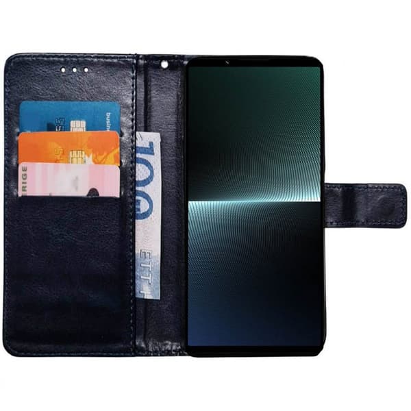 Plånboksfodral 3-kort Sony Xperia 1 VII - Mörkblå