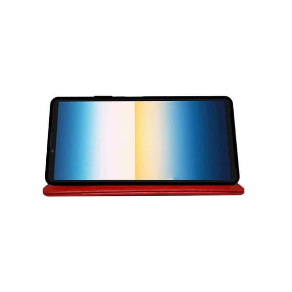 Lompakkokotelo 3-kortti Sony Xperia 1 VII - Punainen