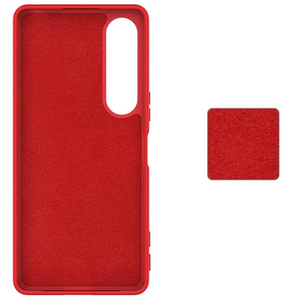 Liquid silikon skal Sony Xperia 1 VII - China Red