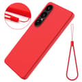 Miniatyrbild 2 av 3: Liquid silikon skal Sony Xperia 1 VII - China Red