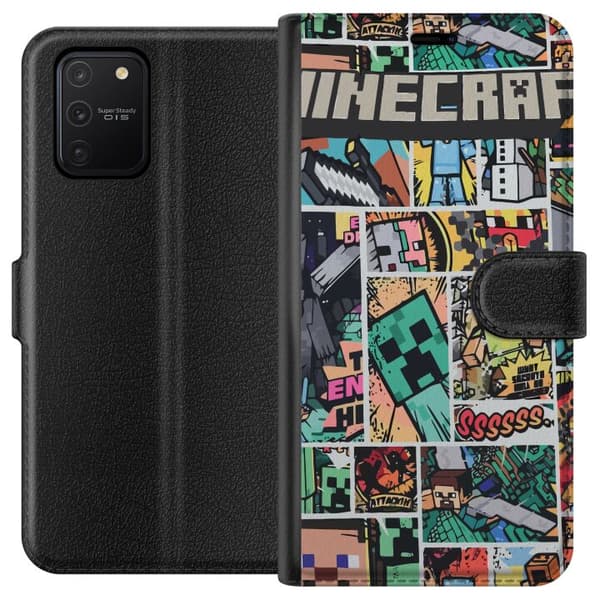 Samsung Galaxy S10 Lite Lommeboketui Minecraft Kunsthåndverk