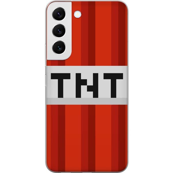 Samsung Galaxy S22+ 5G Läpinäkyvä kuori Minecraft TNT
