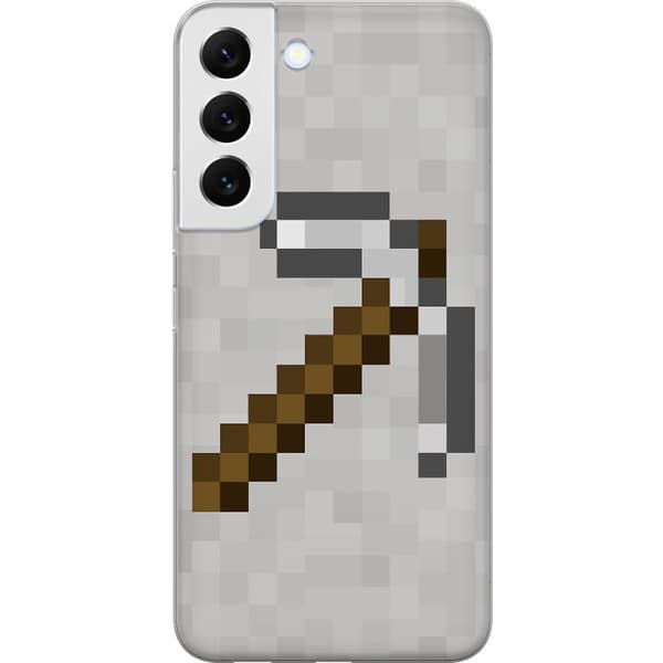 Samsung Galaxy S22+ 5G Gennemsigtig cover Minecraft Værktøjer