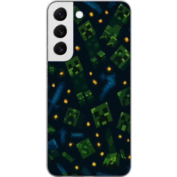 Samsung Galaxy S22+ 5G Gjennomsiktig deksel Minecraft Dungeons Mob