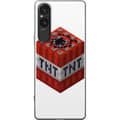 Miniatyrbillede 1 af 3: Sony Xperia 10 VI Gennemsigtig cover Minecraft TNT
