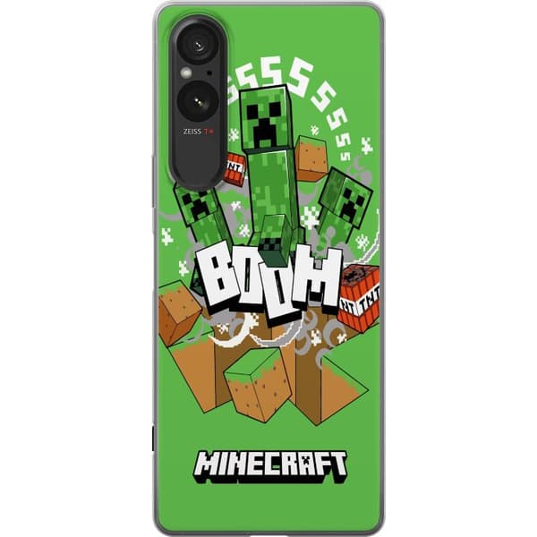 Sony Xperia 10 VI Gjennomsiktig deksel Minecraft Boom