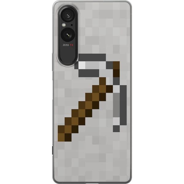 Sony Xperia 10 VI Gennemsigtig cover Minecraft Værktøjer