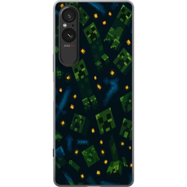 Sony Xperia 10 VI Gennemsigtig cover Minecraft Dungeons Mob