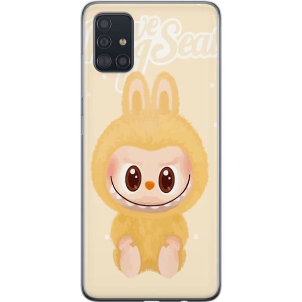 Samsung Galaxy A51 Läpinäkyvä kuori Pop mart labubu