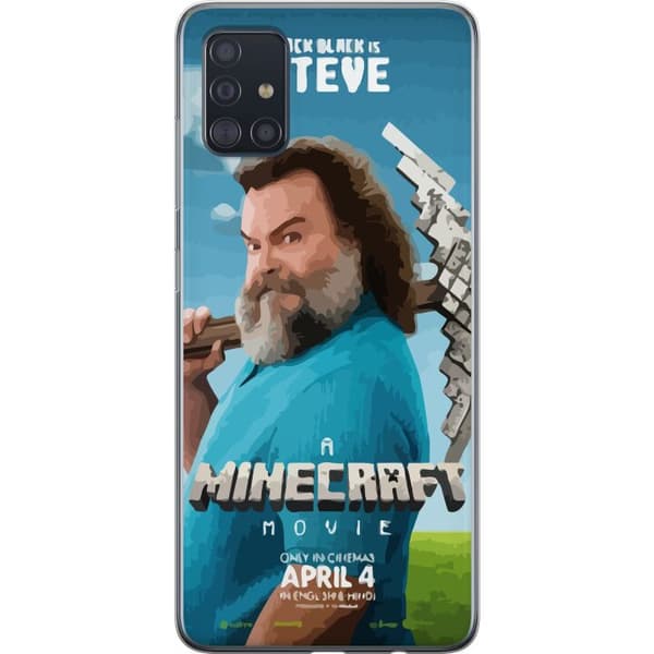 Samsung Galaxy A51 Gennemsigtig cover En Minecraft-film