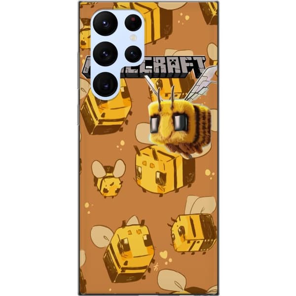 Samsung Galaxy S22 Ultra 5G Gjennomsiktig deksel Minecraft Bi