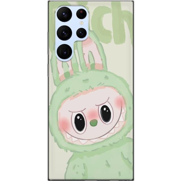 Samsung Galaxy S22 Ultra 5G Gennemsigtig cover Pop mart labubu