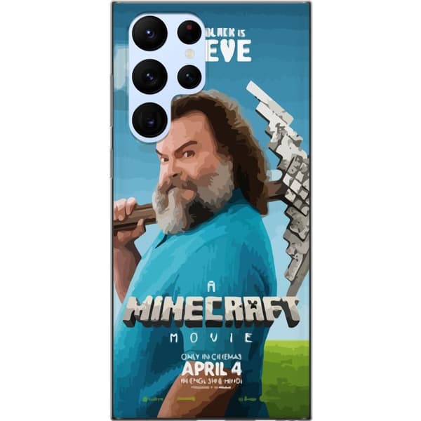 Samsung Galaxy S22 Ultra 5G Gjennomsiktig deksel En Minecraft-film