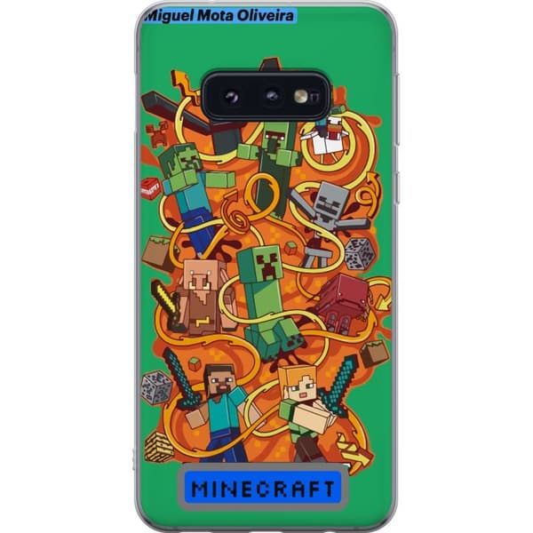 Samsung Galaxy S10e Genomskinligt Skal Minecraft