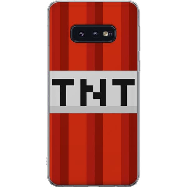 Samsung Galaxy S10e Gennemsigtig cover Minecraft TNT