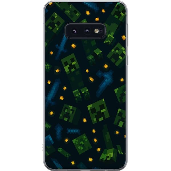 Samsung Galaxy S10e Gennemsigtig cover Minecraft Dungeons Mob