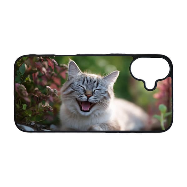 Naurava Kissa iPhone 16 Matkapuhelimen Kansi