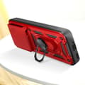 Miniatyrbild 4 av 4: Coque för Xiaomi 14T Pro Ring Stöd Kamera Skydd Glidande Mayaxess Röd