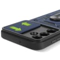 Miniatyrbild 3 av 4: Coque för Samsung Galaxy A16 Ring Stöd Kamera Täckande Glidande Mayaxess Blå Natt