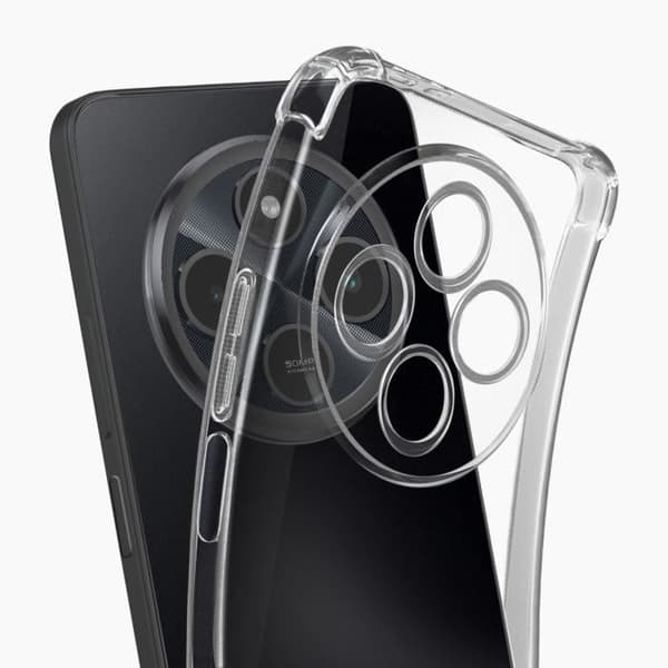Antichock-skal för Xiaomi Redmi 14C med förstärkta hörn Mayaxess Transparent