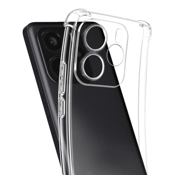 Stötsäker skal för Xiaomi Redmi Note 14 5G med förstärkta hörn Mayaxess Transparent
