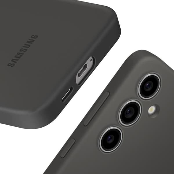 Coque för Samsung Galaxy S24 FE Silikon Flexibel Mjuk Beröring Original Samsung Svart