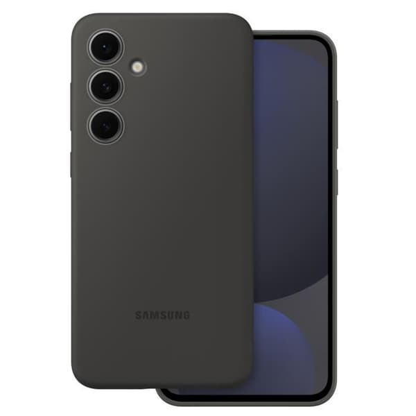 Coque för Samsung Galaxy S24 FE Silikon Flexibel Mjuk Beröring Original Samsung Svart
