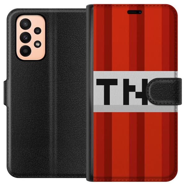 Samsung Galaxy A23 Plånboksfodral Minecraft TNT