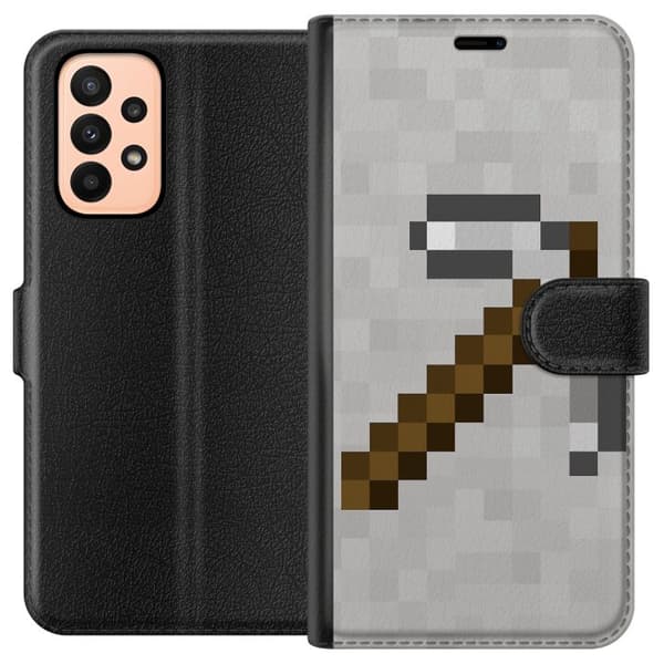 Samsung Galaxy A23 Plånboksfodral Minecraft Tools