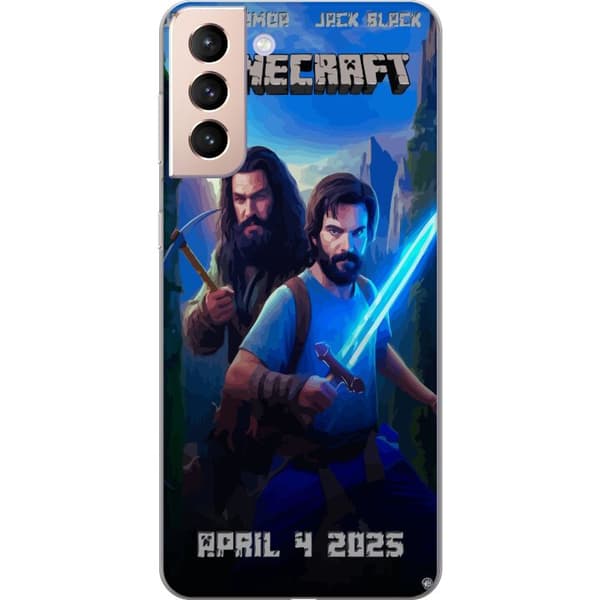 Samsung Galaxy S21 Gjennomsiktig deksel En Minecraft-film