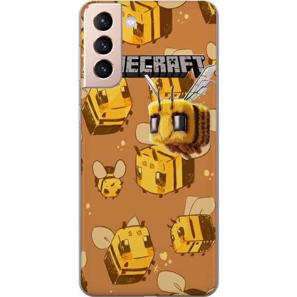 Samsung Galaxy S21 Gjennomsiktig deksel Minecraft Bi