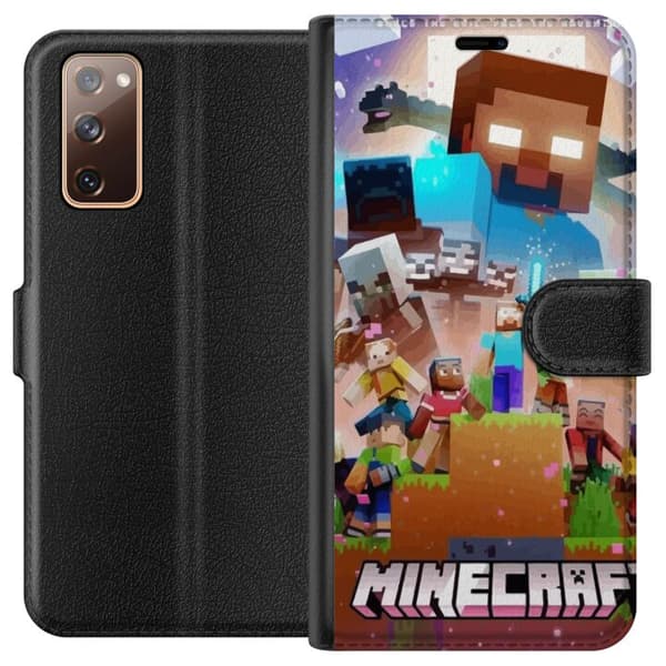 Samsung Galaxy S20 FE Lompakkokotelo Minecraft
