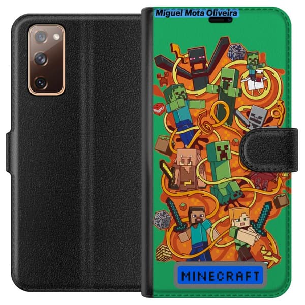 Samsung Galaxy S20 FE Lompakkokotelo Minecraft