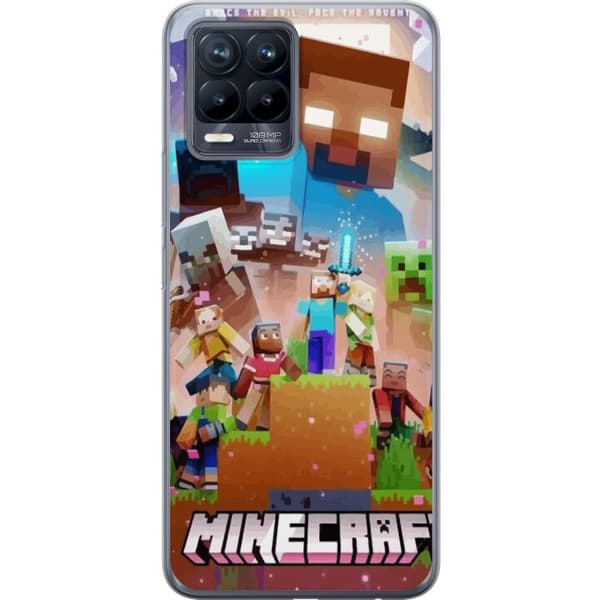 Realme 8 Gjennomsiktig deksel Minecraft