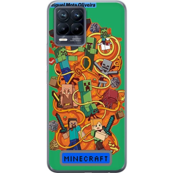 Realme 8 Gjennomsiktig deksel Minecraft