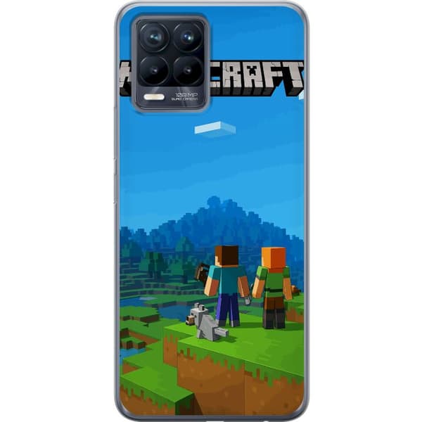 Realme 8 Gennemsigtig cover Minecraft Key Art