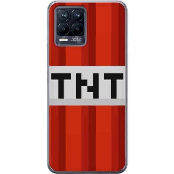 Realme 8 Gjennomsiktig deksel Minecraft TNT