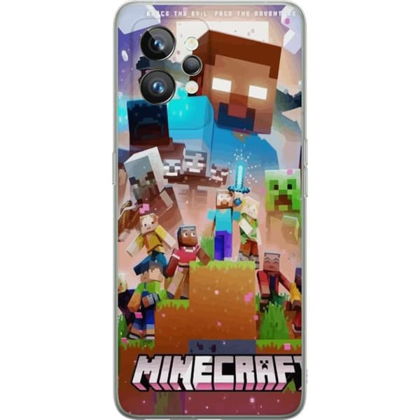 Realme GT2 Pro Läpinäkyvä kuori Minecraft