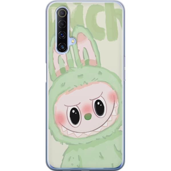 Realme X50 5G Genomskinligt Skal Pop mart labubu