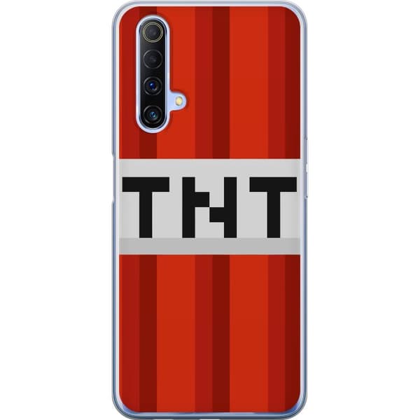 Realme X50 5G Gennemsigtig cover Minecraft TNT