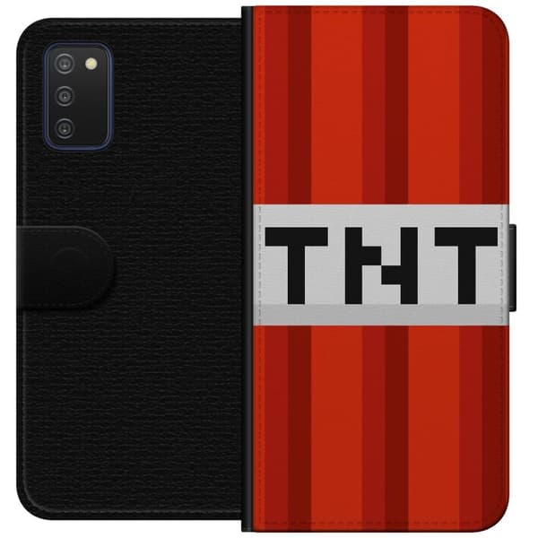 Samsung Galaxy A03s Tegnebogsetui Minecraft TNT