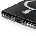 Miniatyrbild 3 av 5: Coque Diamant för Xiaomi Redmi 14C MagSafe Kontur Strass Svart