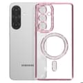 Miniatyrbild 5 av 5: Coque Diamant för Samsung Galaxy A56 MagSafe Kontur Strass Rosa