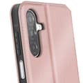 Miniatyrbild 4 av 5: Etui för Samsung Galaxy A26 med klapp, kortfack och videostöd i rosa