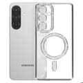 Miniatyrbild 5 av 5: Coque Diamant för Samsung Galaxy A56 MagSafe Kontur Strass Silver