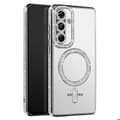 Miniatyrbild 1 av 5: Coque Diamant för Samsung Galaxy A56 MagSafe Kontur Strass Silver