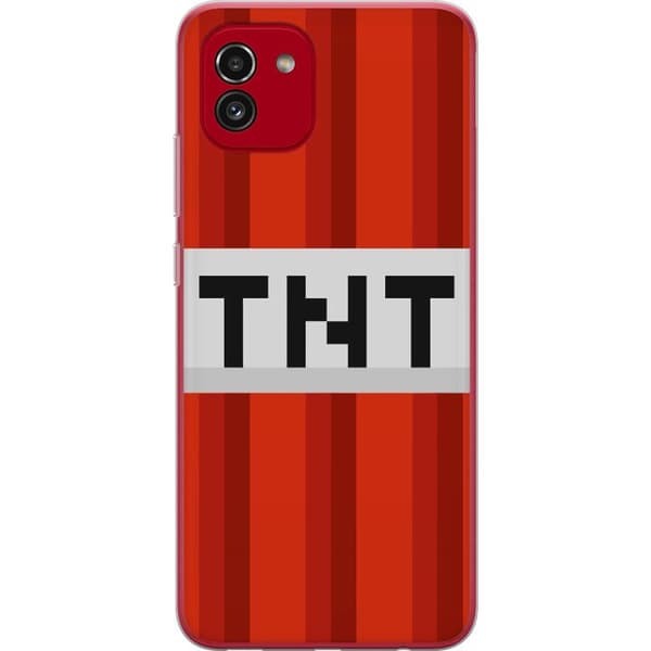 Samsung Galaxy A03 Gjennomsiktig deksel Minecraft TNT